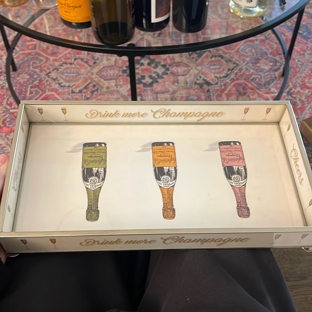 Champagne tray
